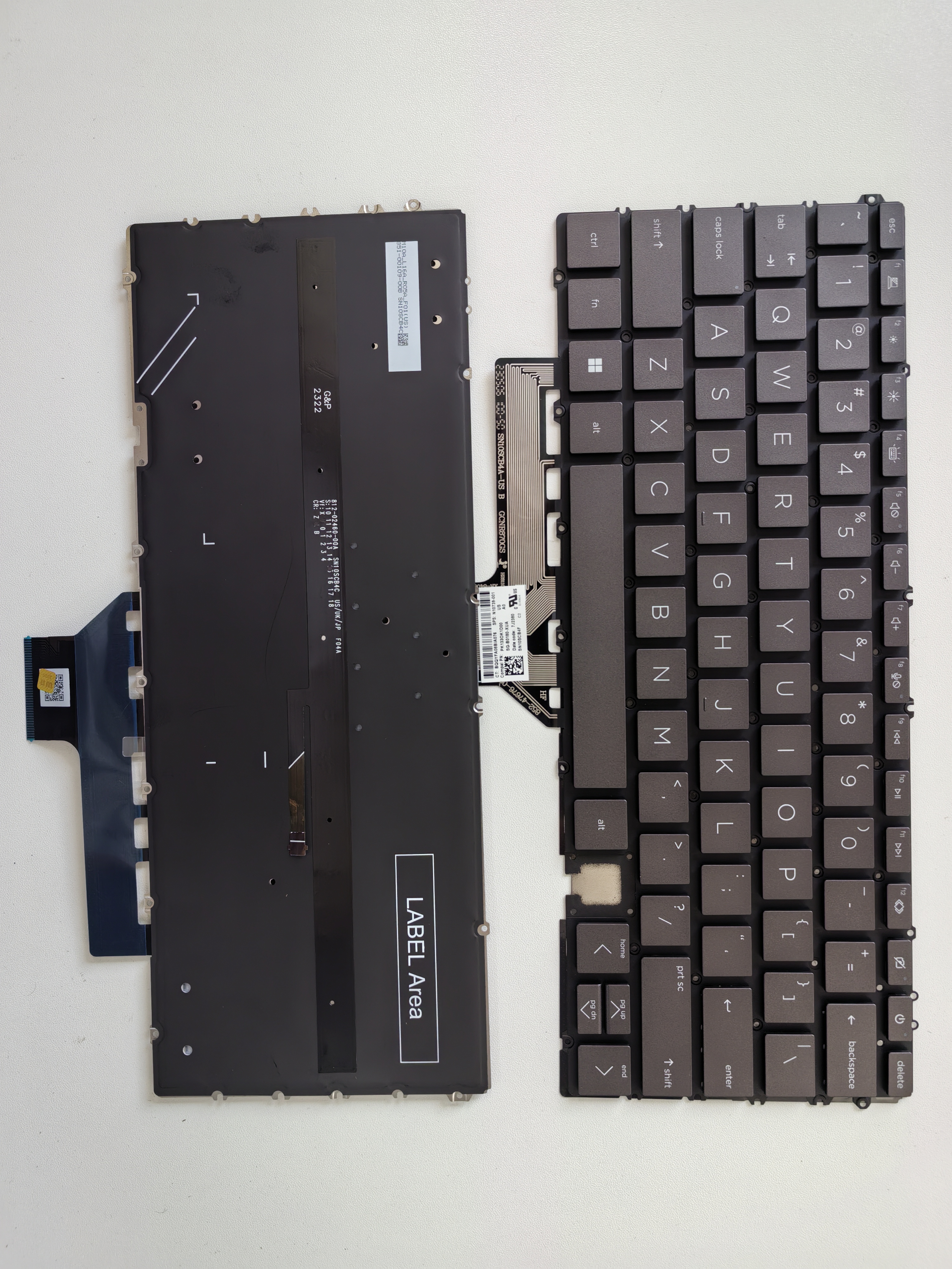 Picture of New Replacement Laptop Keyboard For HP 14-EF Brown Backlit US Layout